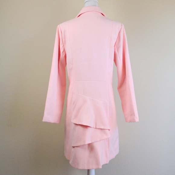 VENUS NEW Ruffle Back Coat Pink - Picture 2 of 8